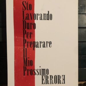Errore. Poster Bertolt Brecht